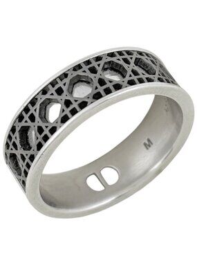 Dior Cannage Ring 925 Sterling Silver